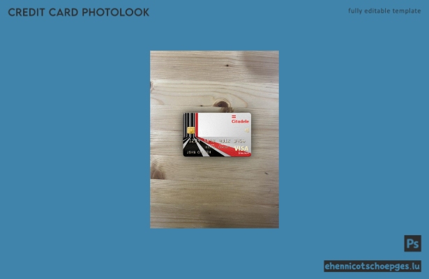 Litauen Litva Citadele Bank Visa Electron Karte Fotoansicht Beispielvorschau